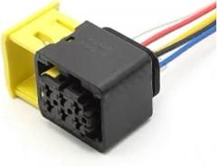 6 7 8 10Pin AMP TE Auto New Energy Urea Pump Sheath Electronic Connector Wiring Harness Plug 1-1418479-1 1564516 1-1703820-1 (Color : 6P Female A, Size : 1Pc)