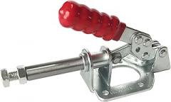 Toggle Clamp, 136KG/160kg Holding Capacity, Quickly Holding Down Sheet Metal or Circuit Boards Hand Tool, Push and Pull Design for Machine Operation Welding Mould Electronic (GH-302-F: 136kg)