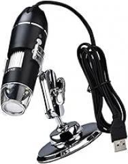 Premium High Power USB Microscope Portable Digital Magnifier with Adjustable Brightness and Flexible Base for Home Use and Electronic Repair