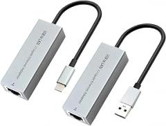 2500Mbps USpB Ethernet Network Adaptier for Maicbook Pro Air USpB C to RJ45 Ethernet Adaptier for PC Laptop Tablet Network Card Replacement for OEM New 2026 High for Reliable Electronic Component