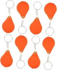 DOITOOL 8Pcs Folding Magnifier Keychains with Ring Portable Hanging Magnifying Glass for Reading Jewelry Electronics Precision Work Compact Ergonomic Design