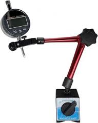 Electronic Digital Dial Indicator Gage Gauge and Magnetic Base 0-0.5 Inch/12.7 mm Inch/Metric Conversion Auto Off 0.0005