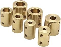 1 Pcs 4mm/5mm/6mm/8mm/10mm/12mm Brass Rigid Motor Shaft Coupling Coupler Transmission C0innector Sleeve Adaptier for RC Boat Car Replacement for OEM New 2026 High for Reliable Electronic Component