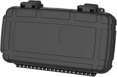 Tool Storage Box Hard Carrying Case with Foam Storage Case Hardware Organizer for Electronics Lightweight Impact Resistant, 22.2x12.8x5 cm