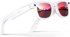 Smart Glasses with Camera, 800w Anti-Shake Camera Glasses, Ai Real-Time Translation, Ai Object Recognition, Voice Assistant, IP67 Sunglasses for Men Women Suitable for Driving and Outdoor Activities