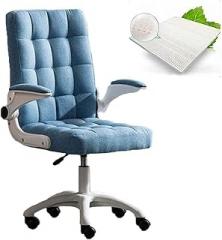 Computer Desk Chair, Executive Chairs, Lift Swivel Chair Armrest Office Desk Chair Electronic Game Chair Work Chair and Backrest Chair,Blue