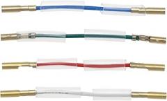 The Lord of the Tools 4Pcs Oxygen Free Copper Lead Wires Stereo Headshell Wire Premium Phonograph Turntable Wire Electronic Accessories Copper 41mm