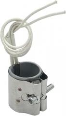 2pcs Band Heater Stainless Steel Wattage 110W/130W/150W 220V Inner Dia.30mm Height 40mm/45mm/50mm for Electronic Equipment(110V,130W 30x45mm(IDxH))