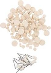 1set Wool Buffing Wheels Mandrel Kit Polishing Tools for Rotary Tools for Molds Electronics Jewelry and More