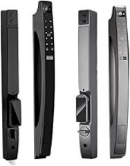 Tuya WiFi Smart Door Lock Electronic Lock 3D Face Unlock Password Key IC Card Fingerprint Unlock Sliding Door Lock(240x6085,Y)