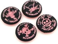 4 PCS Silicone Analog Thumb Stick Cap Joystick Caps for PS4 PS3 Xbox One Xbox 360 Controller (Pink)