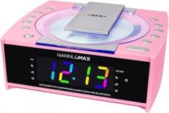 HANNLOMAX HX-336CD CD Player with Alarm Clock Radio, 1.2