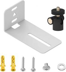 Universal Wall Mounting Brackets for Wyze Camera Pan V2, V3, and Other Indoor Cameras, Wall Mounts for Small Home Cameras, Made of Steel