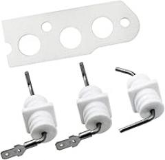 High Performances Flame Rod Electrode Set Electronic Sparks Spare Electrode For Efficient Ignitions Water Heaters