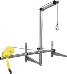 Air Conditioner Installation Lifting Crane Tool, Bracket + Winch Set, Side Swing Folding Lifting Small Crane Install Tools YOUSHENG(Folding Side+10m Winch)