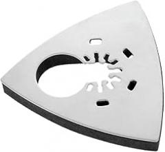 for 1Pc 93mm Triangular Polishing Sanding Pad Oscillating Multi Tool Wood Cutting for Multimaster Bosch Renovator Power Tools