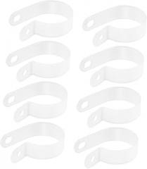 20pcs Cable Wire Clips for Wire Management Mounting Clamp for Cables Lightweight for Easy Installation