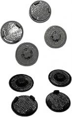 4piece Replacement New Rubber Feet for Mlcr0s0ft SuRIFace Laptop 3 4 5 Bottom Case Foot Pad 1867 1868 1951 1958 Sliver Black New 2026 High for Reliable Electronic Component