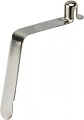 Spring Clips 100Pieces 4/5/6/8/9mm Single Hollow Button Clips Kayak Paddle Snap Spring Clip Tent Pole for Electronic,Household Appliance,Automotive Part