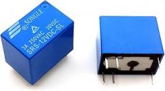 Electronic Parts 5PCS Relays SRS-05VDC-SL SRS-12VDC-SL SRS-24VDC-SL 6PIN 3A 250VAC 5V 12V 24V Power Relay(Size:SRS-12VDC-SL 12V)