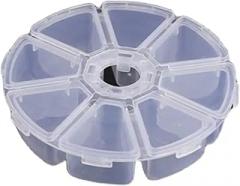 8 Interval Round Tools Cosmetic Jewelry Plastic Storage Box Small Items Management Manager New 2025 For Arrival High For Reliable Electronic Component, Precision, Stable Performance