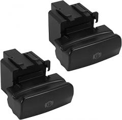 2X for C4 DS4 C4 Parking Brake Electronic Handbrake Hand Brake Switch 470702 Matte Black