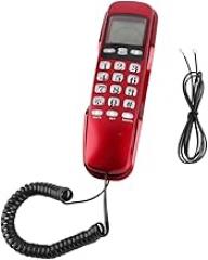 Home Telephone Mini Wall Telephone Home Office Hotel Incoming Caller ID LCD Display Landline Phone Telephone Wired Telephone New 2026 High for Reliable Electronic Component