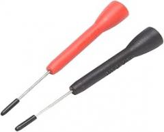 New Lon0167 1 Pair Featured 4.1 Inch CAT reliable efficacy II 300V 3A Electronics Testing Pin Multimeter Accessories Red Black(id:bd7 35 19 44d)