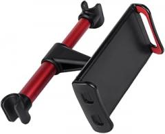 Tofficu 1pc Car Back Seat Headrest Bracket for Phone Tablet Holder Stage Design Compatible All Smartphones Stable Mechanism Red