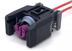 2 Pin Automotive 13816706 Die/'sel Common Rail Engine Injector Nozzle Electronic Connector Wire Harness(1 Pc)