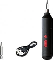 Cordless Screwdriver Set with Magnetic Extension Rod and Rechargeable Battery for DIYer Projects and Electronics