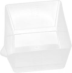 2Pcs Transparent Acrylic Scale Tray Electronic Balance Scale Pan for Accurate Weighing and Storage of Food and Ingredients