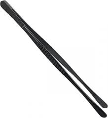 Kitchen Tweezer Pasta Tongs, 10-Inch Cooking Tweezers Food Tongs, Stainless Steel Culinary Tweezers Grilling Tongs