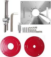 Multifunctional Aluminum Alloy Router Table Insert Plate Trimmer Engraving Hine Woodworking Bench