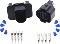 4 Pin Female Car Sealed Wire Harness Electronic Connector DJ70450-3.5-11/21 4P(5 Sets)