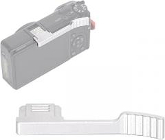 Thumbs Up Grip for Ricoh GR4 GR IV GRIV, Aluminum Alloy Thumb Rest Ergonomic Hot Shoe Thumbs Up Grip Enhanced Grip & Stability for GR4 Camera (White)