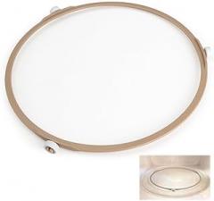 1-Pack Microwave Oven Turntable Rotating Roller Support Ring - Circular Stand (No Glass Turntable Included) Compatible with Lg Electronics Microwave Oven Works（Gray）