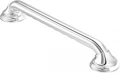 Moen Chrome Bathroom Safety 24-Inch Designer Safety Shower Grab Bar with Curled Grip, LR8724D3GCH