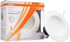 OSRAM 73742 Sylvania Smart+ ZigBee Adjustable White RT 5/6 Recessed Lighting Kit, Works with SmartThings and Amazon Echo Plus, Hub Needed for Amazon Alexa and Google Assistant