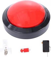 UPKOCH Game Answer Electronic Responder Toy with LED Light Large Digital Button for Classroom and Party Games Fun Digital Responder for Ages No Battery Included (Red)