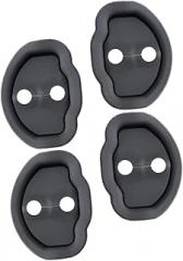 VALICLUD 4pcs Car Door Lock Cover Silicone Latch Protector for Model y Door Locks Protection Pad