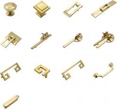 Sophisticated Gold Finish Drawer Pull Metal Handle Furniture Hardware Wardrobe Door Knob For Bedroom & Living Furniture New 2026 High For Reliable Electronic Component, Precision, Stable Performance