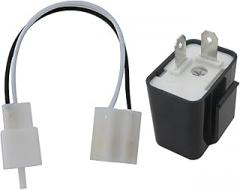 2025 New 2 Terminals Adjustable Flash Rate 12V Electronic Led Flasher Relay for Most Motorcylces 2-Pin Flasher Realy