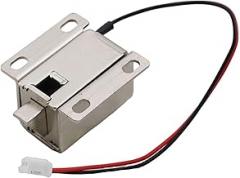 Electromagnetic Lock Compact Design Electromagnetic Lock, DC6V 24V Electronic Electric, Wide Application, Enhanced Security Features (DC24V)