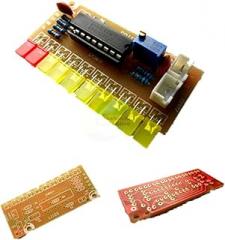 LM3915 Funny 10 Audio Level Strip Fire Dot Indicator DIY Kit Electronic Suite Moduel Power Voltage: DC 9V 12V Board