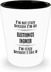 Amorfos Electronics Engineer Gifts For Women - Electronics Engineer Funny and Hilarious Shot Glass, Electronics Engineer Appreciation And Party Gift, Shotglass