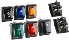 KCD4 KCD2 Waterproof Rocker Switch 4PIN 6PIN ON-Off ON-OFFON Led Light 20A Auto Boat Toggle New 2025 for Arrival High Reliable Electronic Component, Precision, Stable Performance