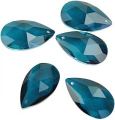 Prisms & Kaleidoscopes 38mm-76mm Zircon Blue Crystal Part Pendant Parts Crystal Prism Science Classroom Optics Kits (Color : 63mm 10pcs)