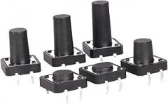 10pcs 12x12 Tact Switch Vertical 12 * 12 * 4.3/4.5/5/6/7/8/9/10/11/12/13mm 4Pin Self-Reset Electronic Push Button Interruptor(K020i009-10mm)