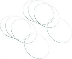 CoCud Watch Crystal Len Glass, 29.5mm Dia. Optical Glass Single Dome Face Crystals Replacement Lens Clear - (Applications: for Watchmaker Repair Electronic Mechanical Watch), 8-Pieces